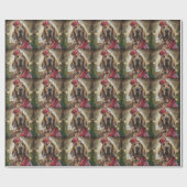 Bloodhound Nieuwjaar Cadeaupapier (Vlak)