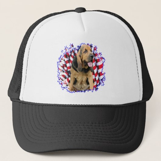 Bloodhound Patriot Trucker Pet (Voorkant)