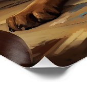 Bloodhound pompoenen Halloween eng Perfect Poster (Hoek)