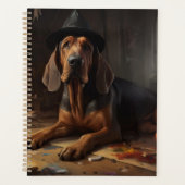 Bloodhound pompoenen Halloween eng Planner (Voorkant)