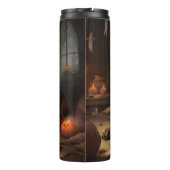 Bloodhound pompoenen Halloween eng Thermosbeker (Achterkant)
