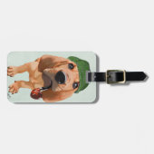 Bloodhound Sherlock Holmes Bagagelabel (Voorkant horizontaal)