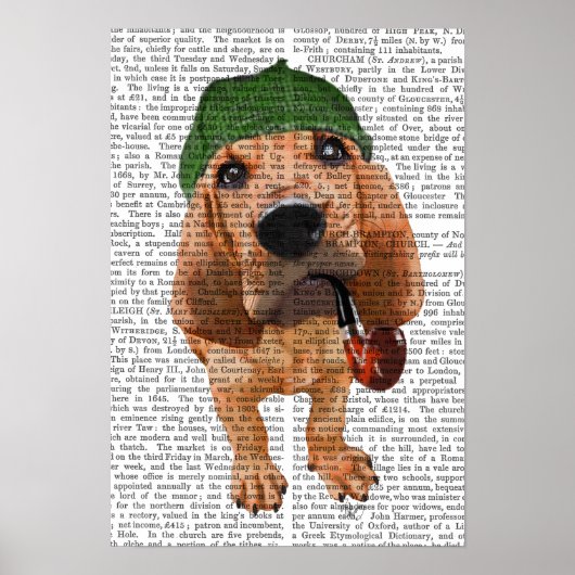Bloodhound Sherlock Holmes Poster (Voorkant)
