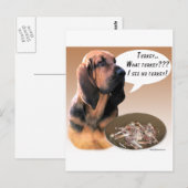Bloodhound Turkije Briefkaart (Voorkant / Achterkant)