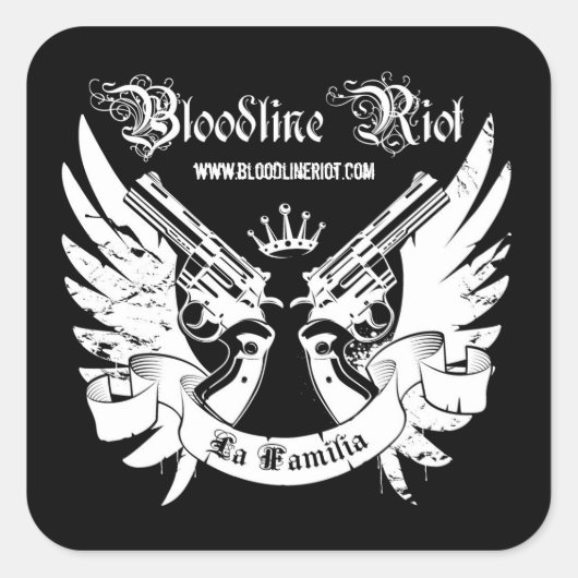 Bloodline Riot - La Familia Sticker (Devant)