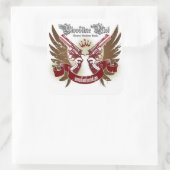 Bloodline Riot Sticker - Vierkant (Tas)