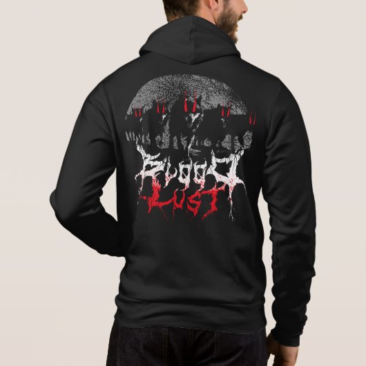 Bloodlust Wolf Pack Hoodie (Achterkant)