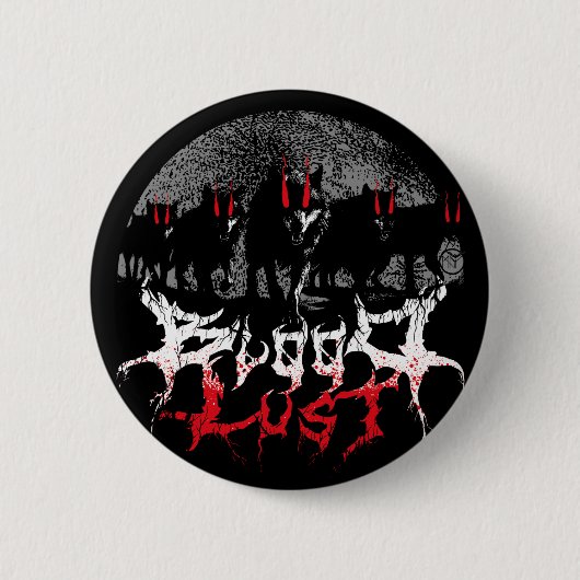 Bloodlust Wolf Pack Ronde Button 5,7 Cm (Voorkant)
