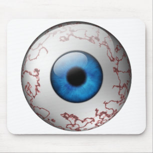 Bloodshot Blue Eyeball Muismat