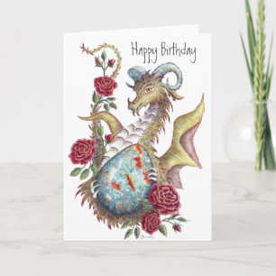 Bloodstone Dragon (Ram) - Verjaardag Kaart