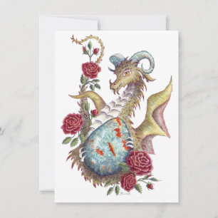 Bloodstone Dragon - Wenskaart