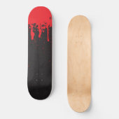 Bloody Board Whiteout Deck Skateboard (Voorkant)