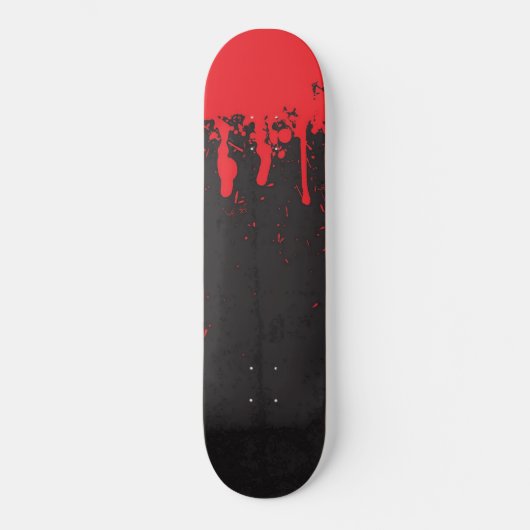 Bloody Board Whiteout Deck Skateboard (Voorkant)