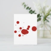 Bloody :) briefkaart (Staand voorkant)