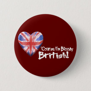Bloody British Ronde Button 5,7 Cm