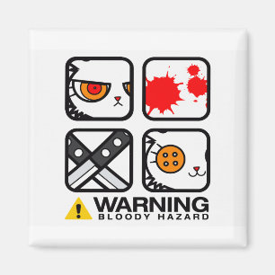 BLOODY BUNNY MAGNET MAGNEET
