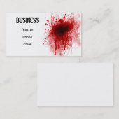 Bloody Business Visitekaartje (Voorkant / Achterkant)
