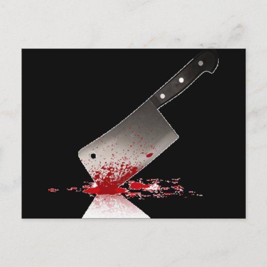 Bloody Cleaver Briefkaart (Voorkant)