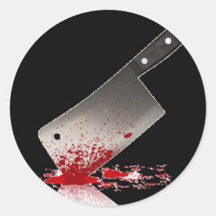 Bloody Cleaver Ronde Sticker