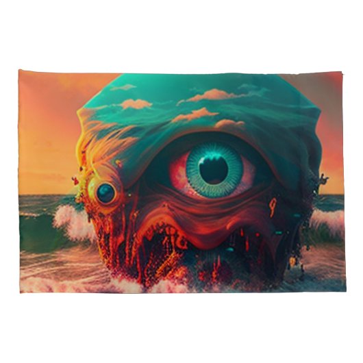 Bloody Eyes Kussensloop (Achterkant-Rechts)