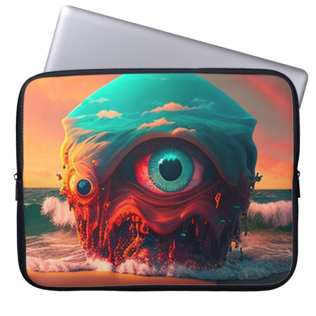 Bloody Eyes Laptop Sleeve (Voorkant)