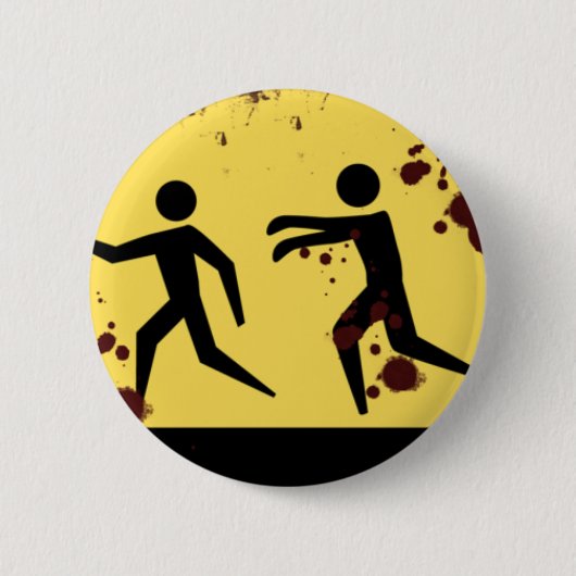Bloody Fast Moving Zombies Button (Voorkant)