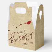 Bloody Halloween Party Favor Box Bedankdoosjes (Geopend)
