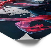 Bloody Homme Vampire Guerrier Poster Art (Coin)