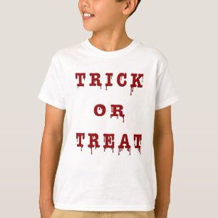 Bloody Letter-Trick or treat T-shirt