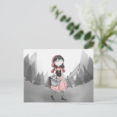 Bloody Lil Red Briefkaart (Staand voorkant)