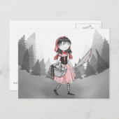 Bloody Lil Red Briefkaart (Voorkant / Achterkant)