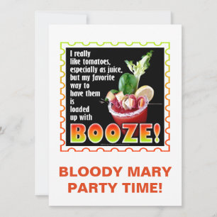 BLOODY MARY, Afgeladen met drank! Kaart