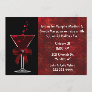 Bloody Mary All Hallows Eve Uitnodiging