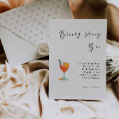 Bloody Mary Bar Invitation de la douche nuptiale