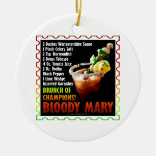BLOODY MARY, Brunch van Kampioenen Keramisch Ornament