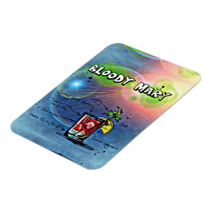 Bloody Mary Cocktail Drink Recette Magnet