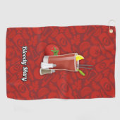 Bloody Mary Cocktail Golfhanddoek (Horizontaal)