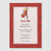 Bloody Mary Cocktail Invitation magnétique (Devant)