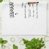 Bloody Mary Cocktail Recipe Theedoek (Gevouwen)