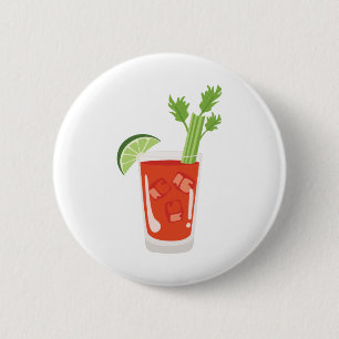 Bloody Mary Cocktail Ronde Button 5,7 Cm