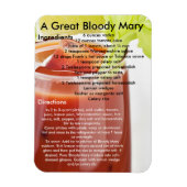 Bloody Mary Drink Recette Magnet (Vertical)
