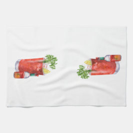 Bloody Mary en hete saus Theedoek