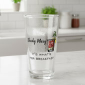Bloody Mary Het is wat er is voor Breakfast Funny Glas