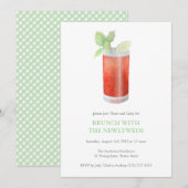 Bloody Mary Pas getrouwd Hangover Brunch na bruilo Kaart (Voorkant / Achterkant)