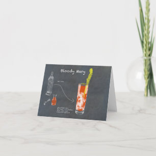 Bloody Mary Recipe Kaart