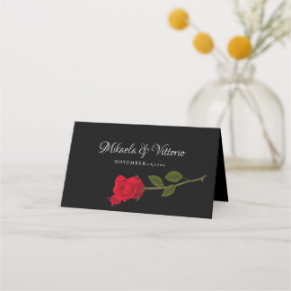 Bloody Roos Elegant Zwart Gotisch Bruiloft