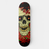 Bloody Rozen Robot Skull Skateboard (Voorkant)