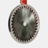 Bloody Saw Blade Metalen Ornament (Rechts)