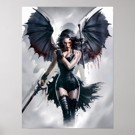 Bloody Sexy Vampire Guerrier Poster Art (Devant)
