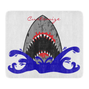 Bloody Shark Jaws Thunder_Cove Snijplank